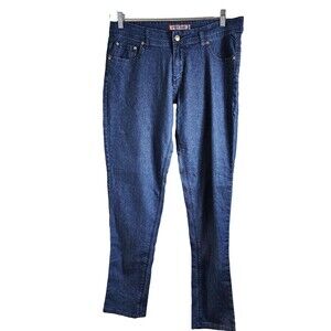 Street Jeans Comfort Blue Jeans Denim w/ Embellished Pockets Size 14 NWT